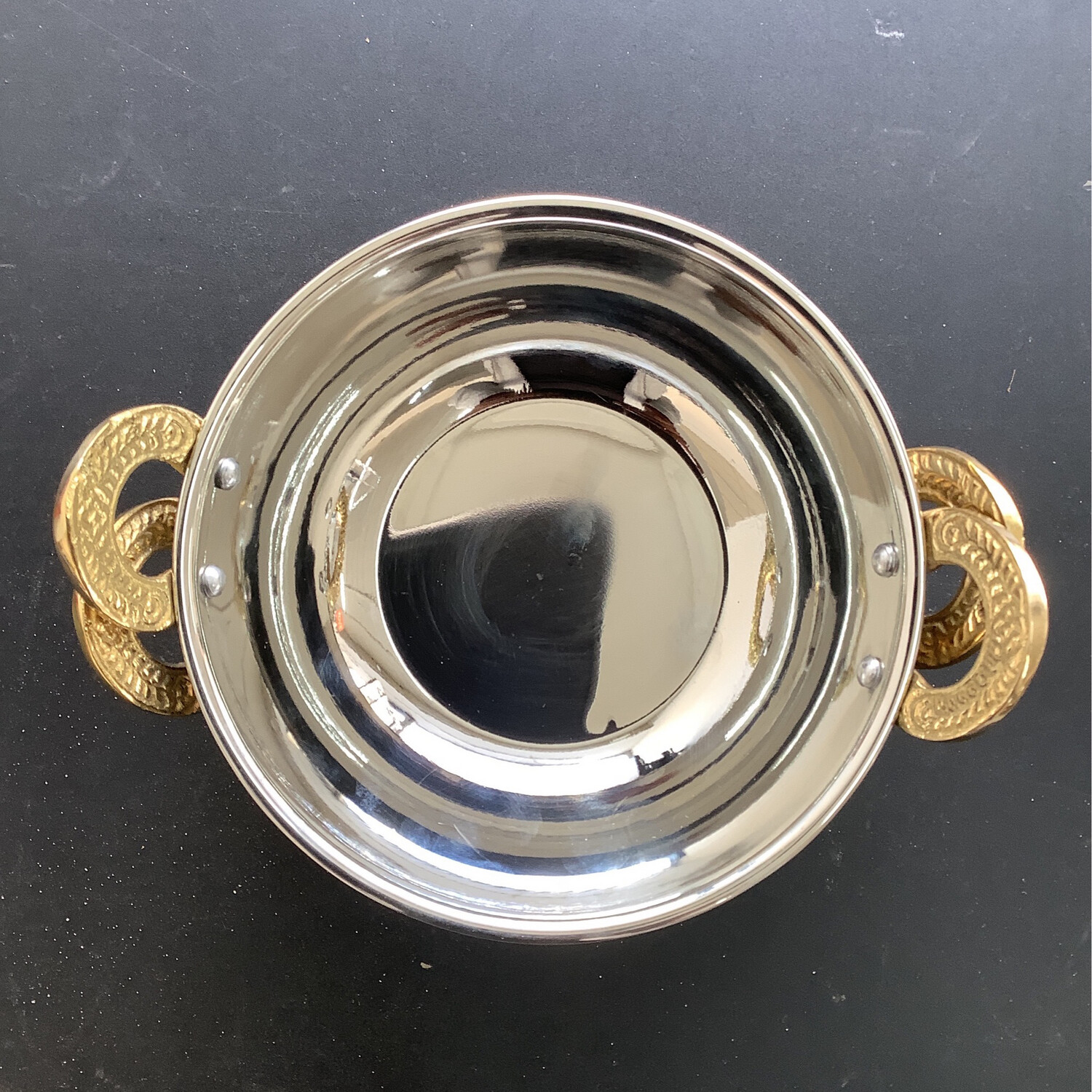 Silver Bowl With Handle