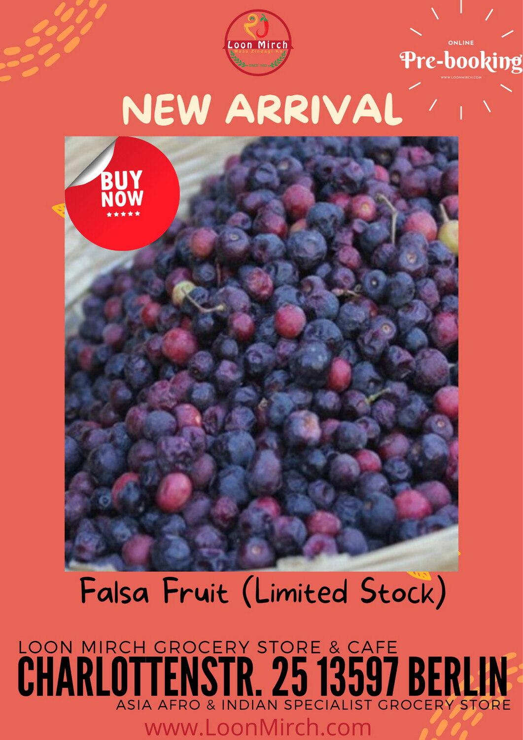 LM Falsa Fruit / Black Currant Baskit 1kg