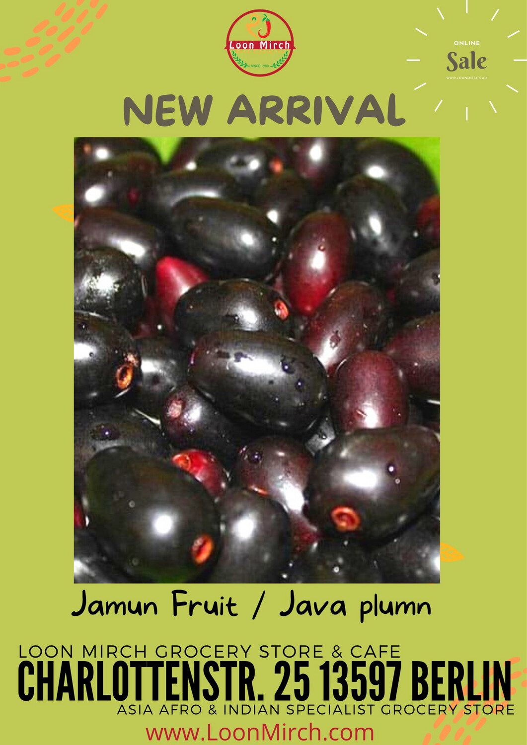 LM Jamun Fruit / Java plum Baskit 1kg