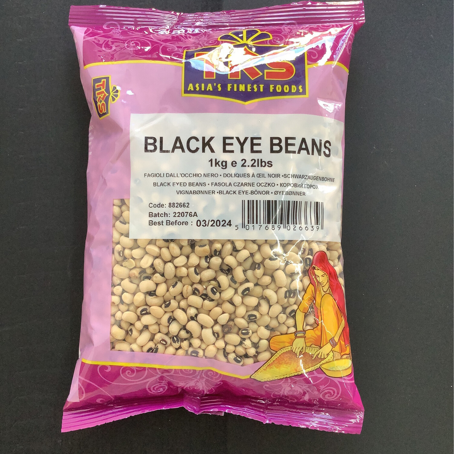 TRS Black Eye Beans 1kg
