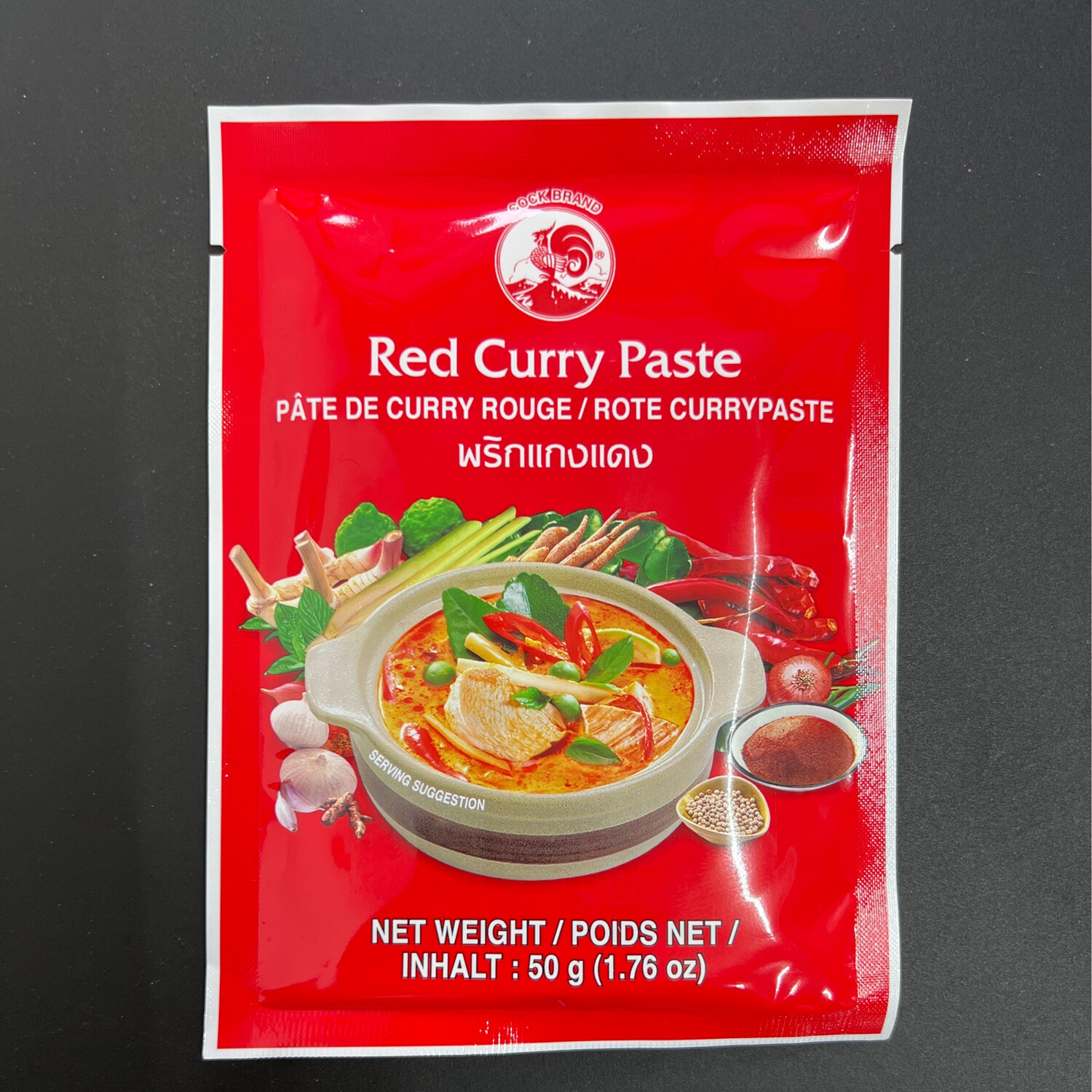 Cock Brand Red Curry Paste 50g