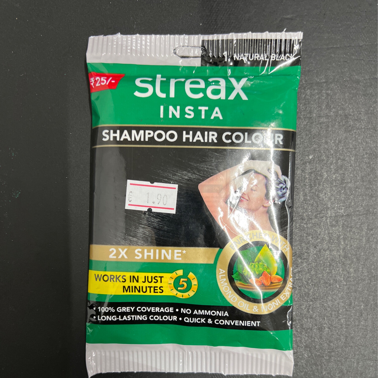 Streax Insta Shampo Hair Color 20g