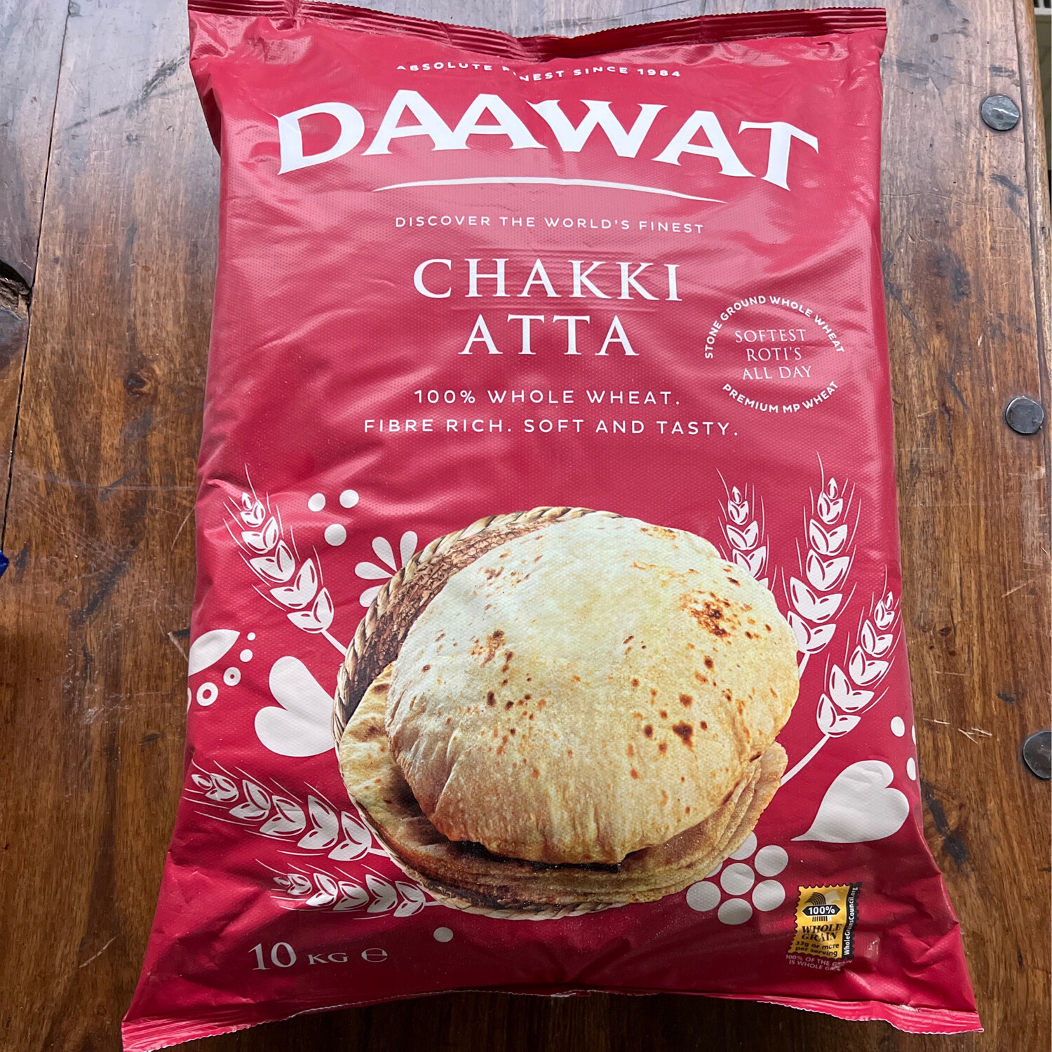 Daawat - Chakki Atta Wheat Flour - 10kg