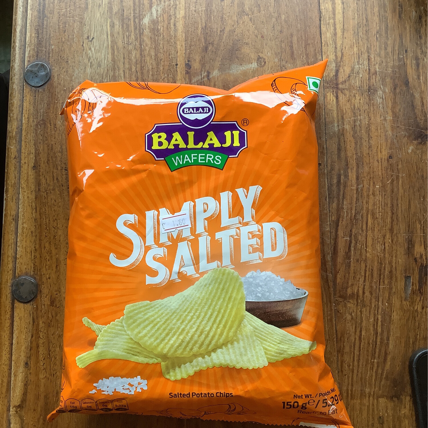 Balaji Simply salted 150g