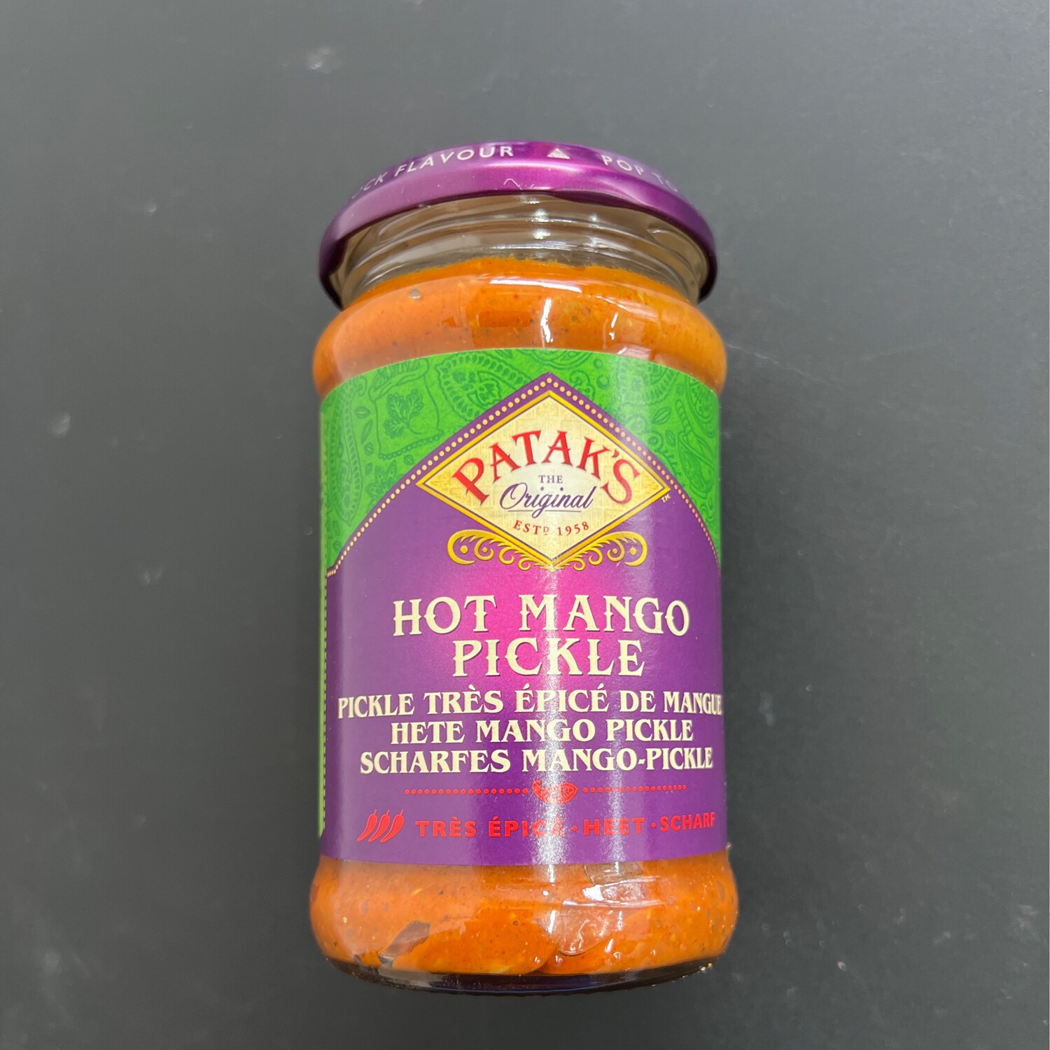 Patak‘s Extra Hot Mango Pickle (Spicy) 300g