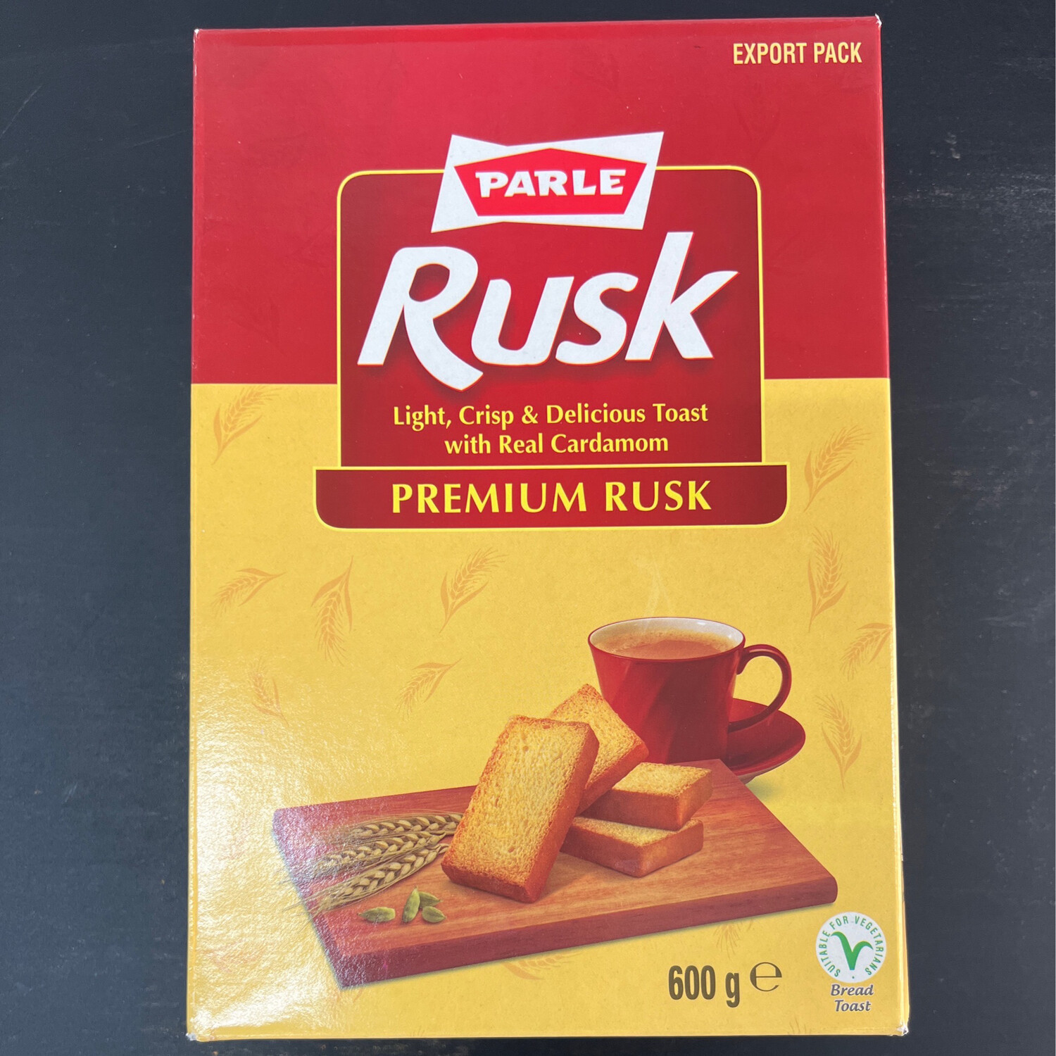 Parle Premium Rusk - Light, Crisp &amp; Delicious Toast with real Cardamom 600g