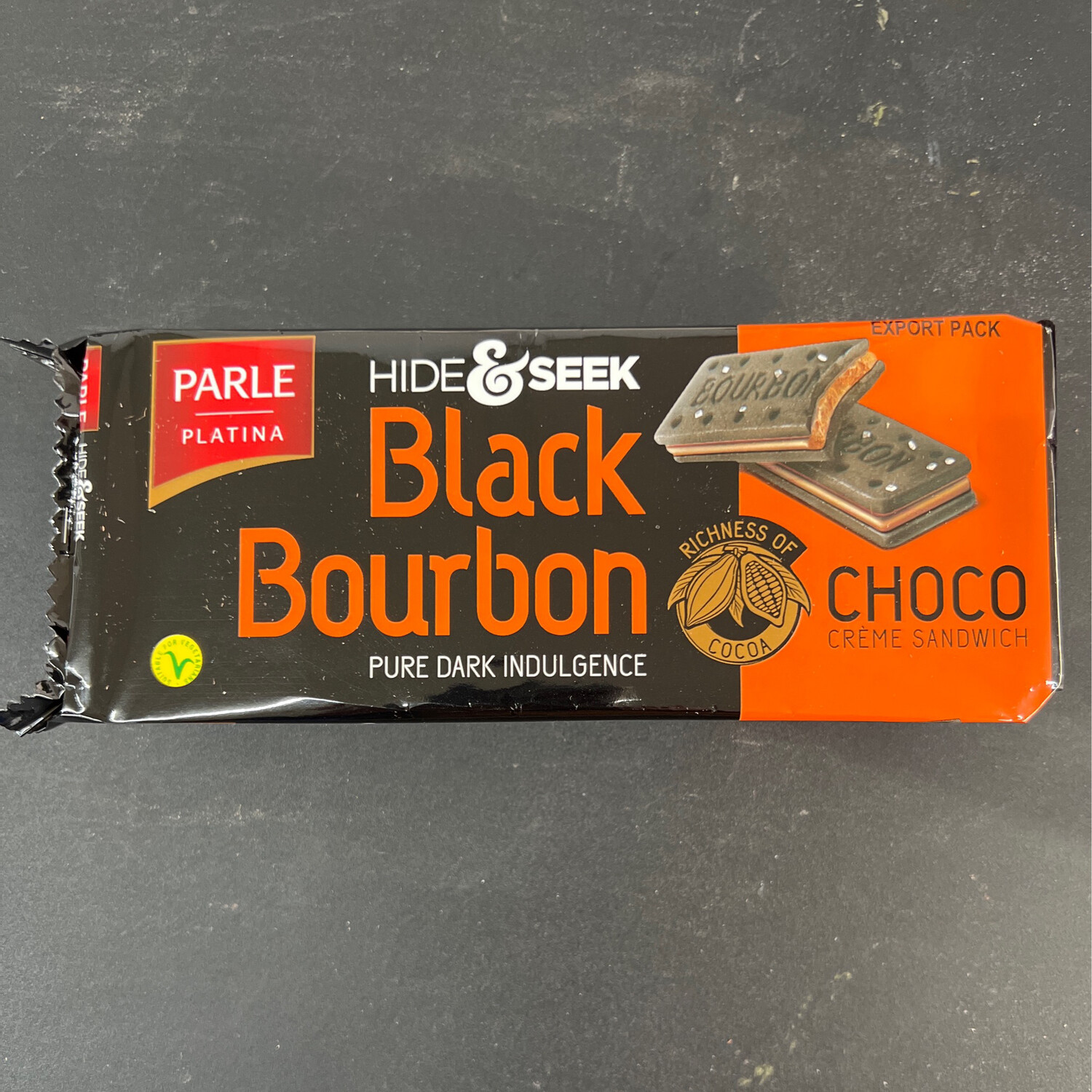 Parle Hide & Seek Black Bourbon Choco Creme Sandwich 100g