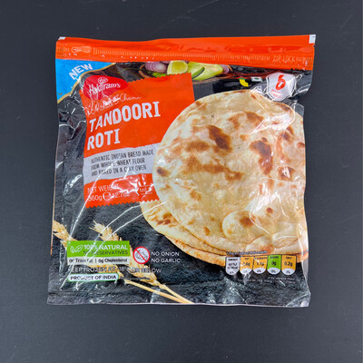 Haldiram Minute Khana Tandoori Roti 6pcs 360g