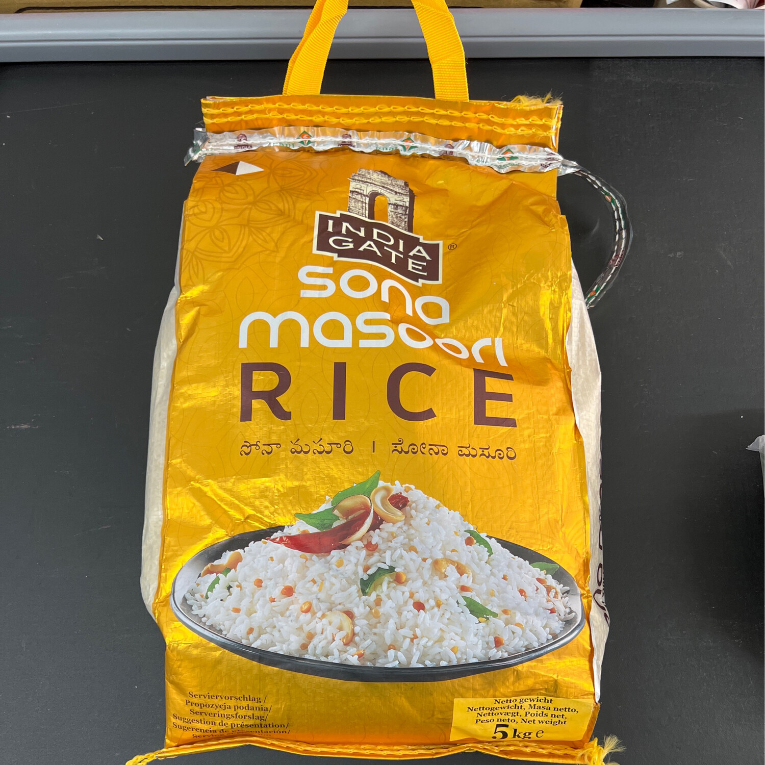 India gate sona Masoori Rice 5kg