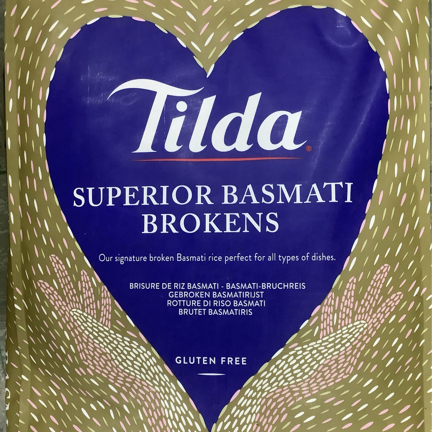 Tilda broken basmati rice 20kg