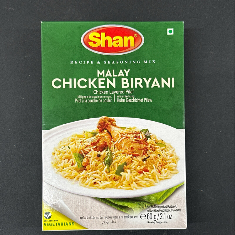 Shan Malay Chicken Biryani 60g Shan Malay Chicken Biryani 60g