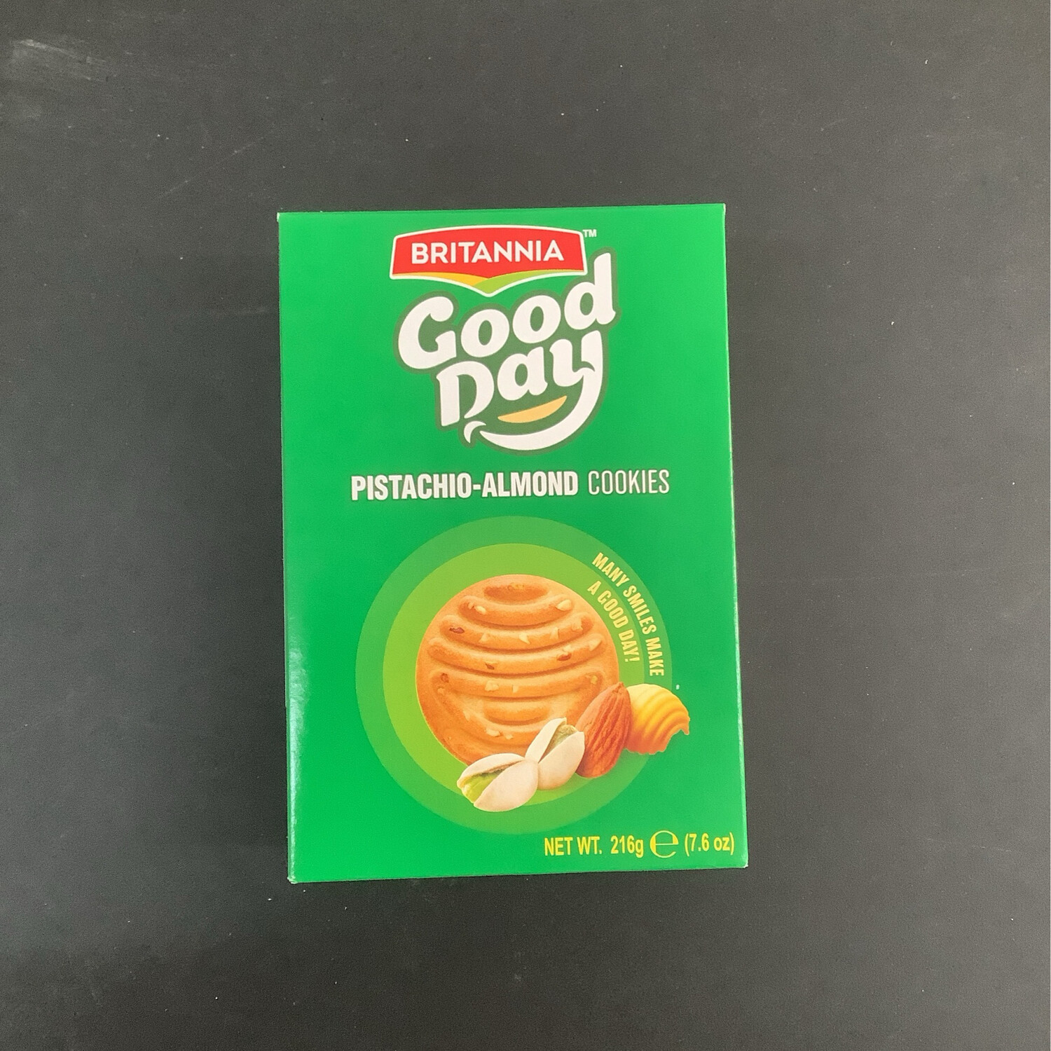 Good day pistachio almond cookies 216g
