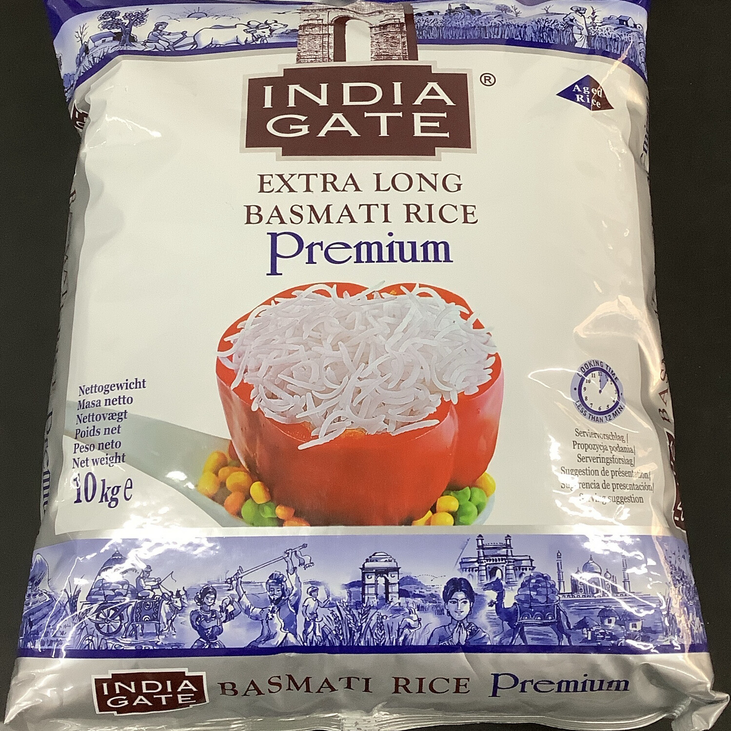 India Gate Extra Long Basmati Rice Premium 10kg