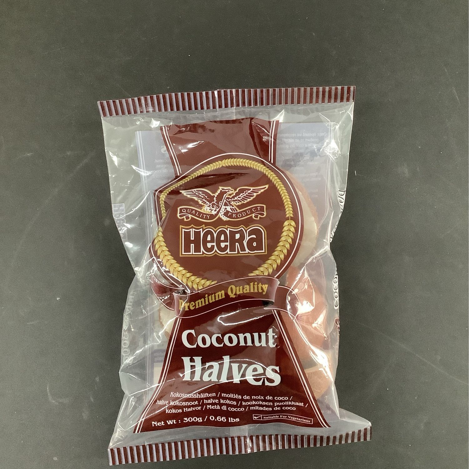 Heera dried coconut halves 300g