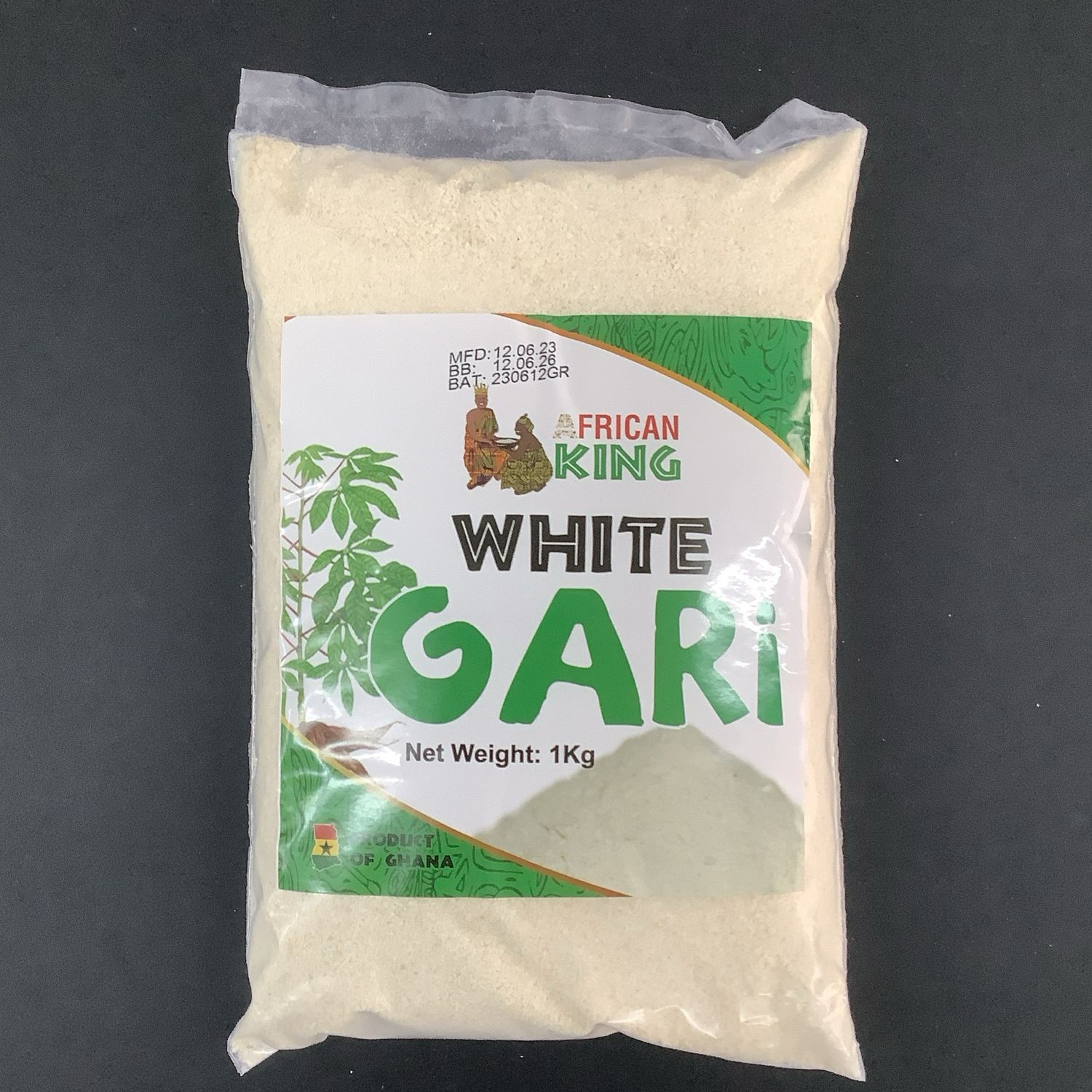African king white gari 1kg