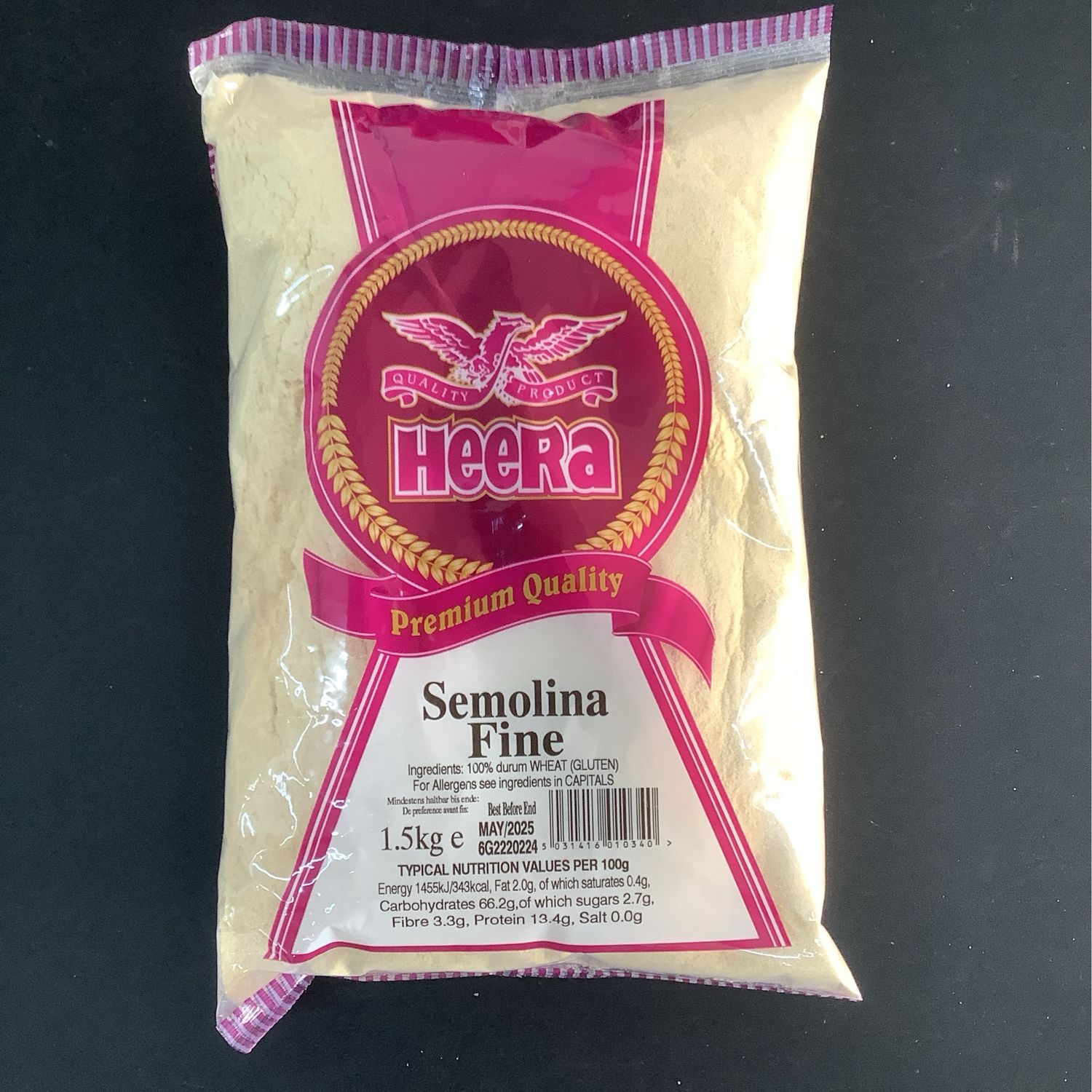 Heera Semolina Fine 1.5kg