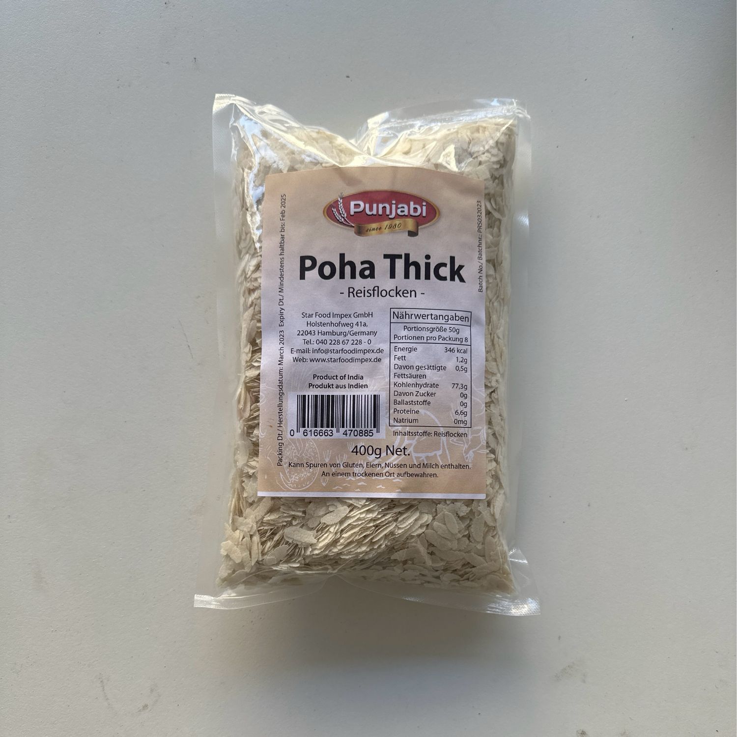 Punjabi Poha Thick 400g