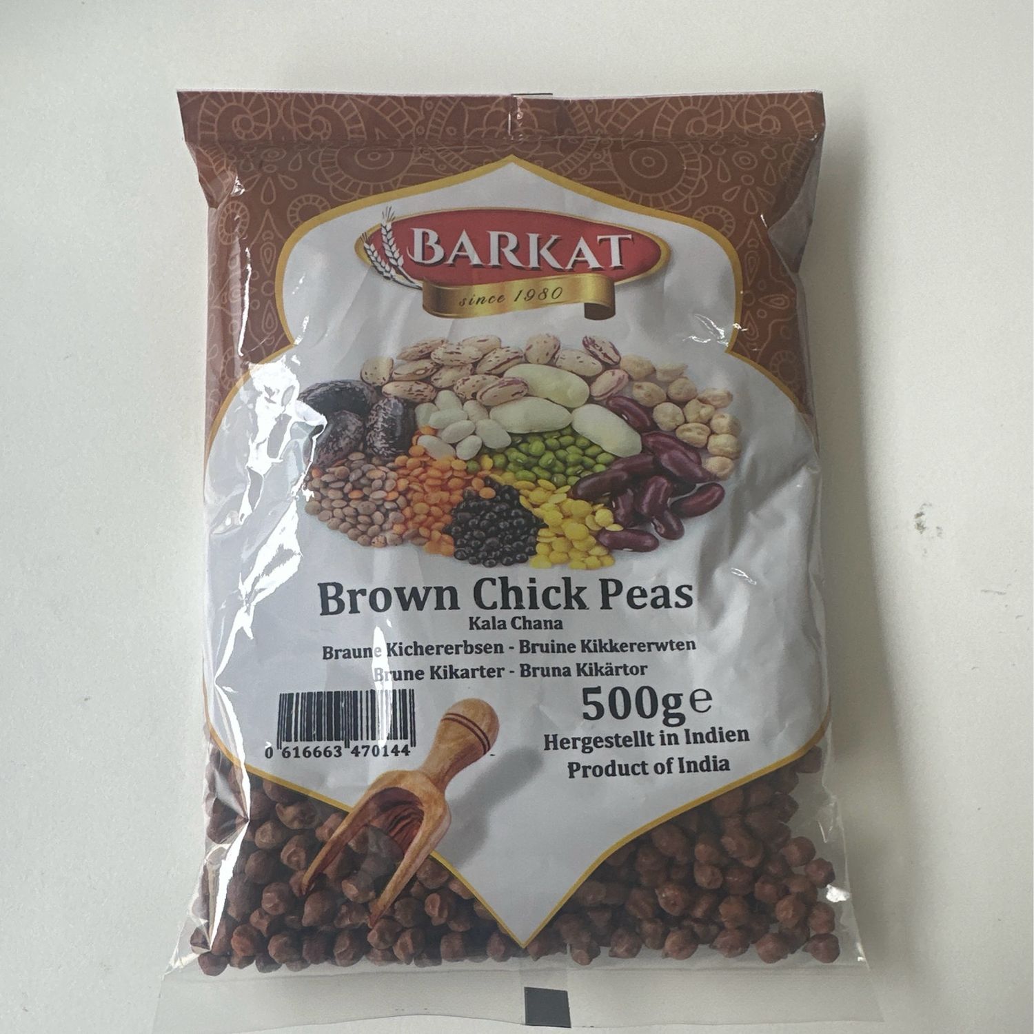 Barkat Brown Chick Peas 500g