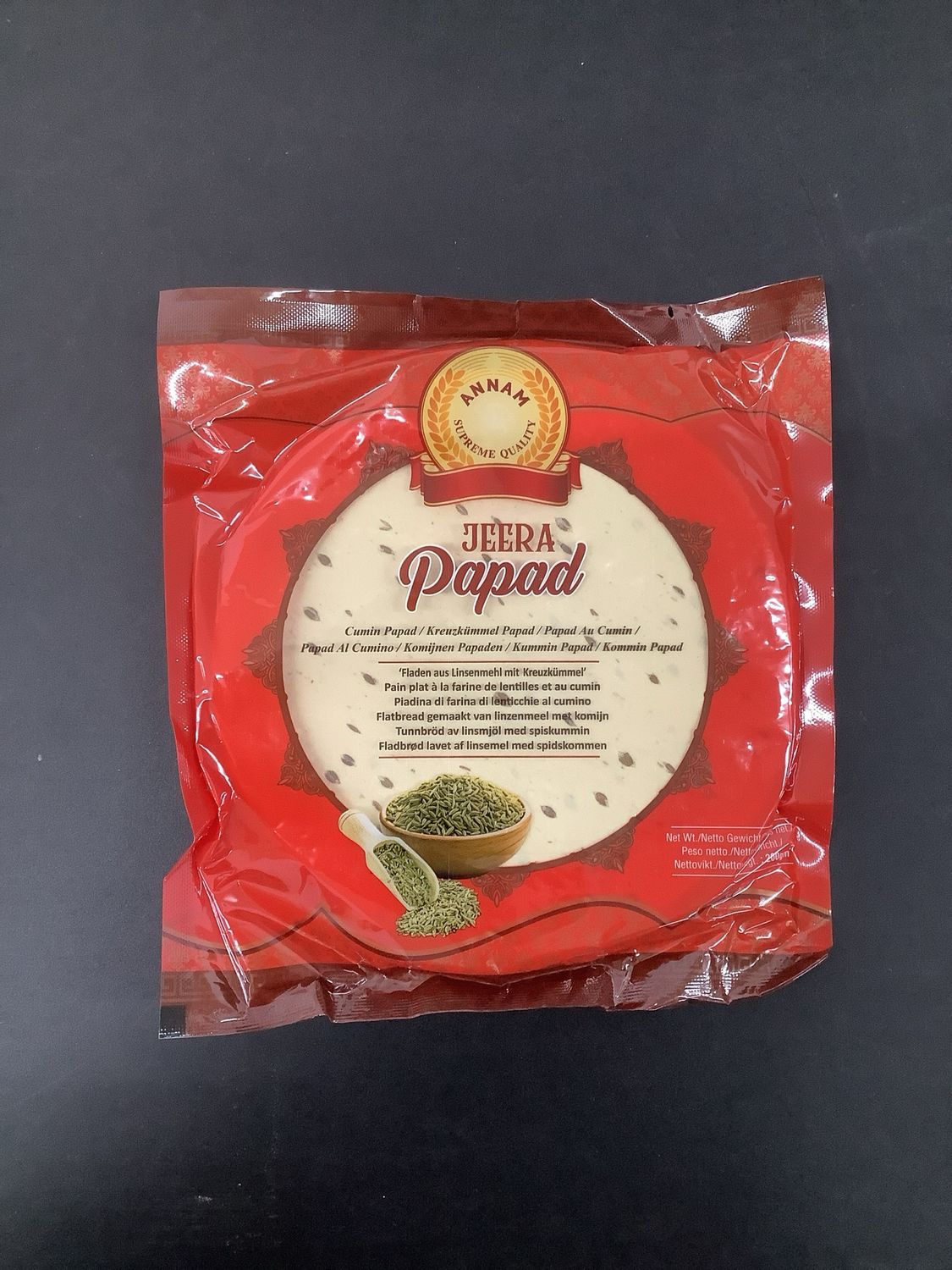 Annam jeera papad 200g
