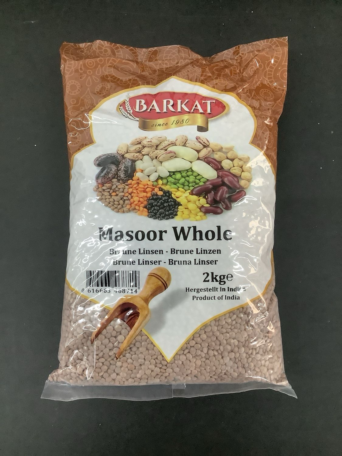 Barkat masoor whole 2kg
