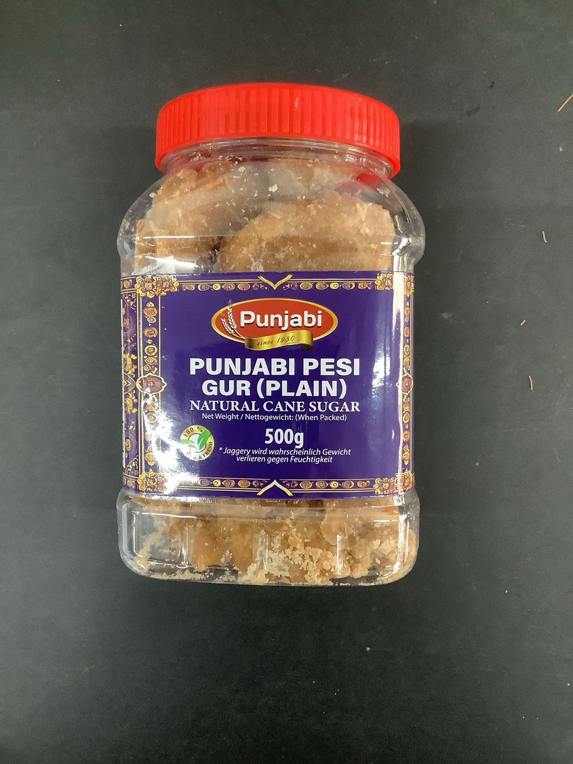 Punjabi pesi plain gur 500g