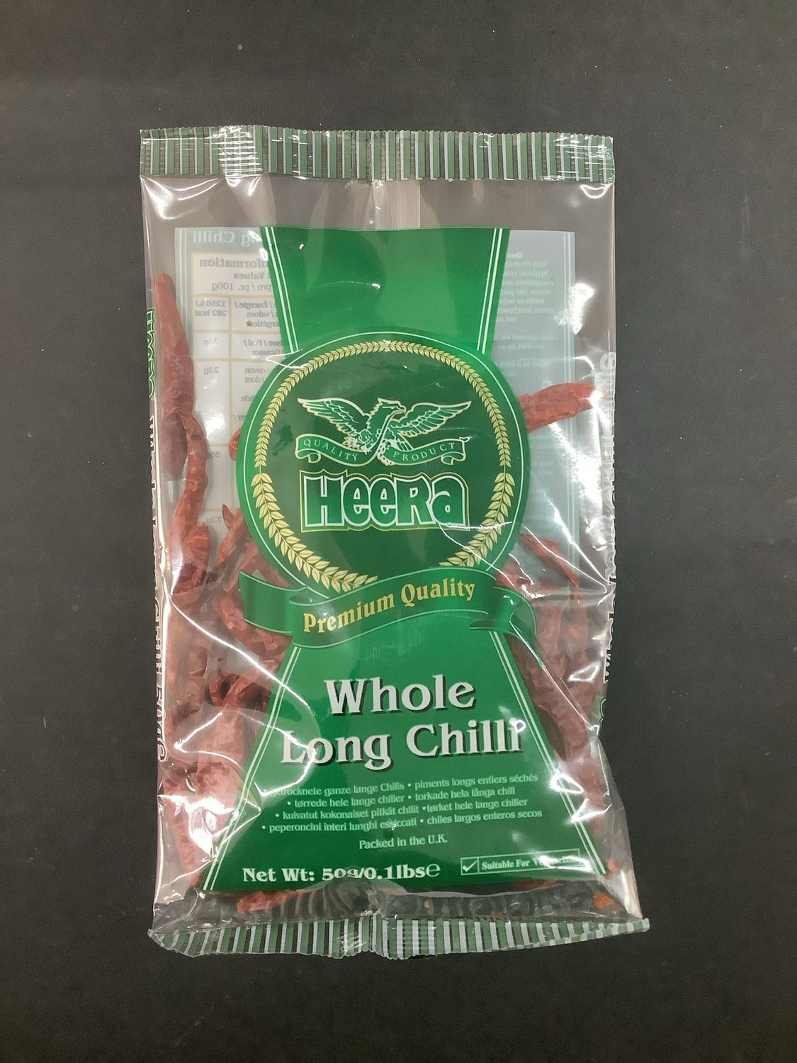 Heera whole long chilli 50g