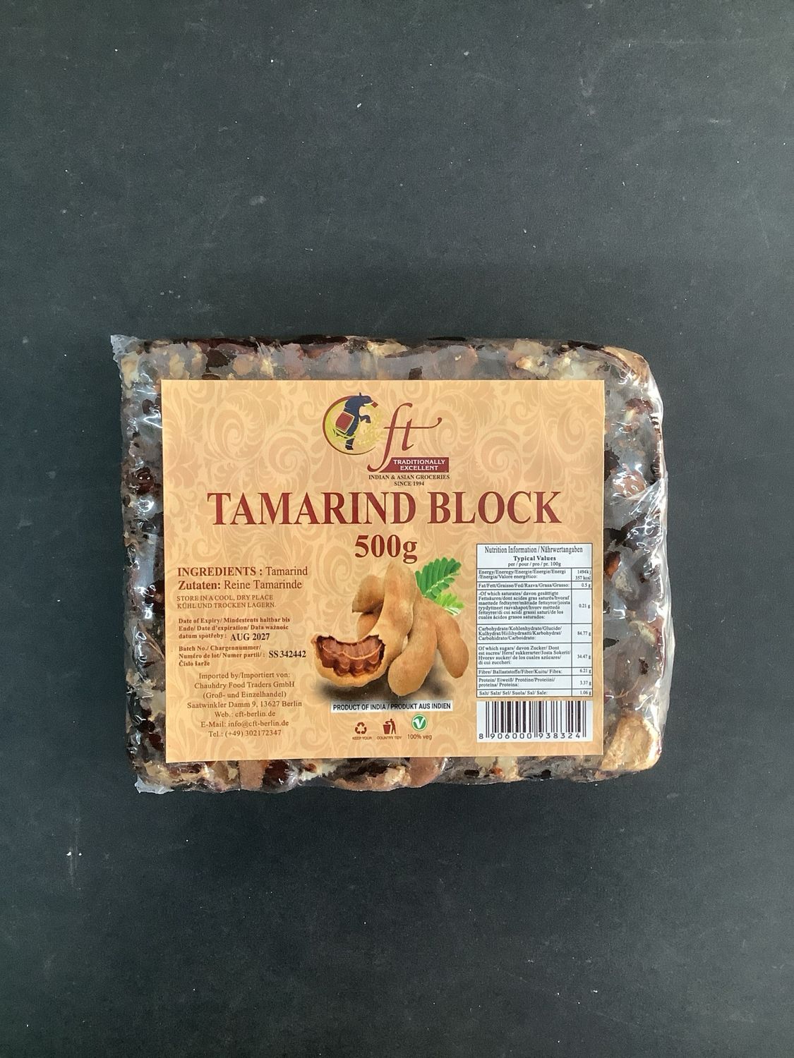 Cft tamarind block 500g