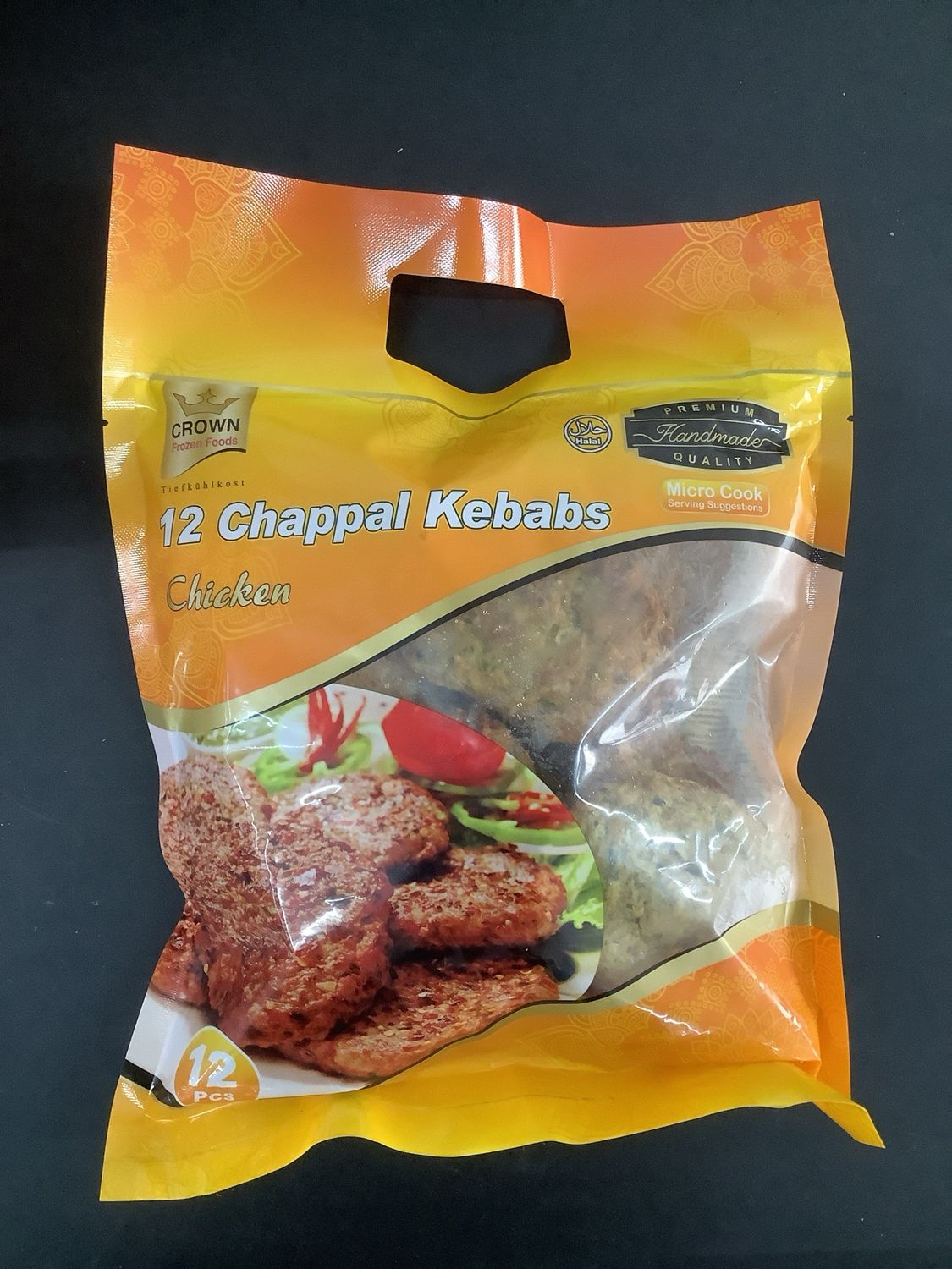 Crown chicken chappal kebabs 900g