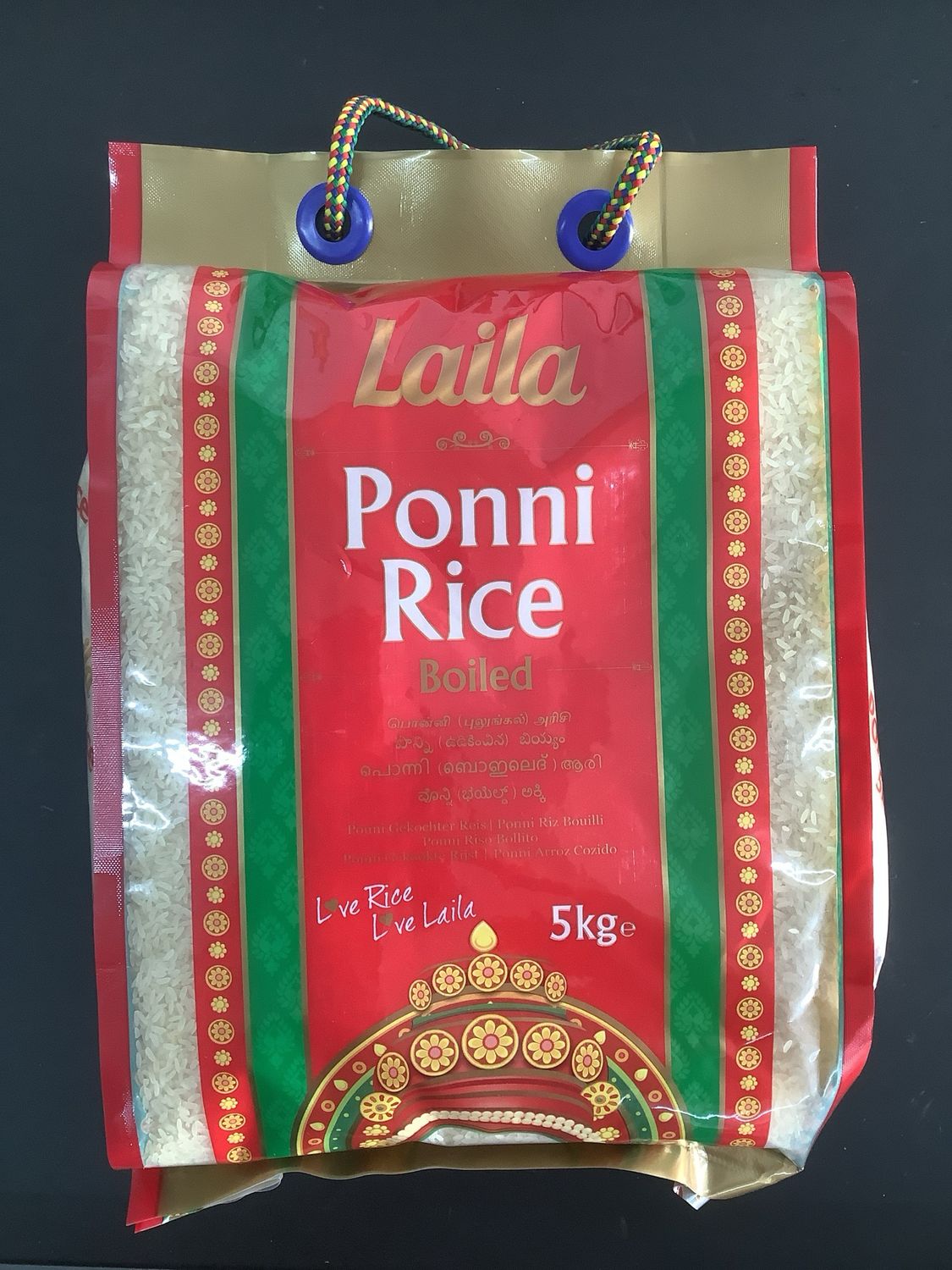 Laila ponni boiled rice 5kg