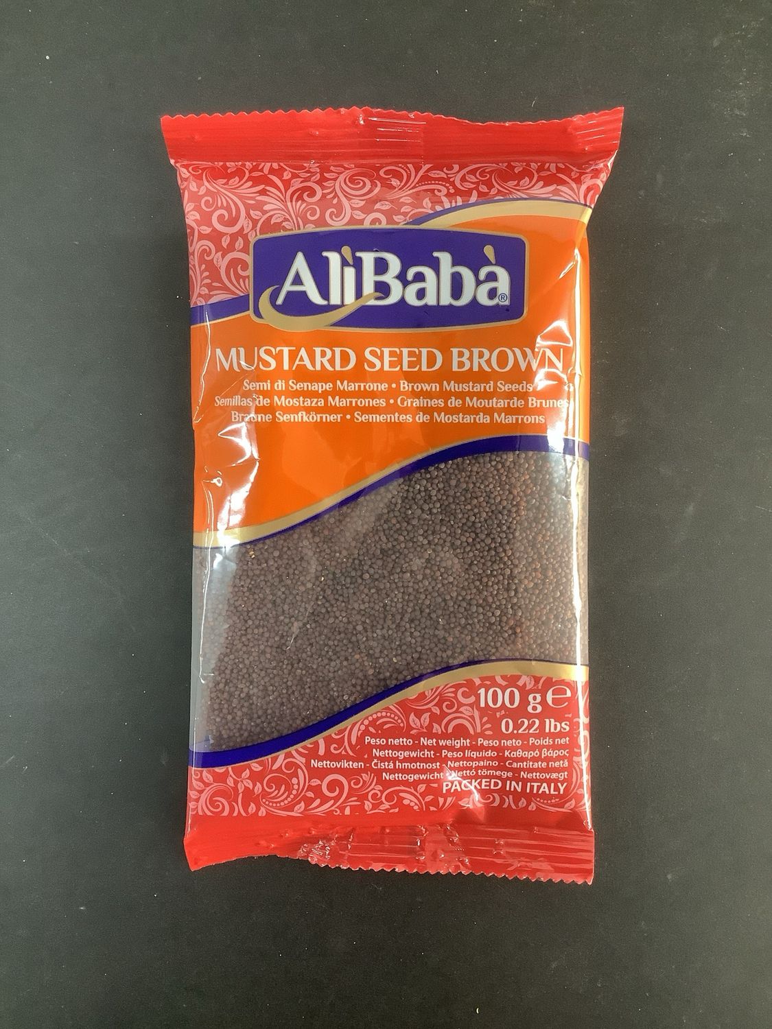 Ali baba brown mustard seeds 100g
