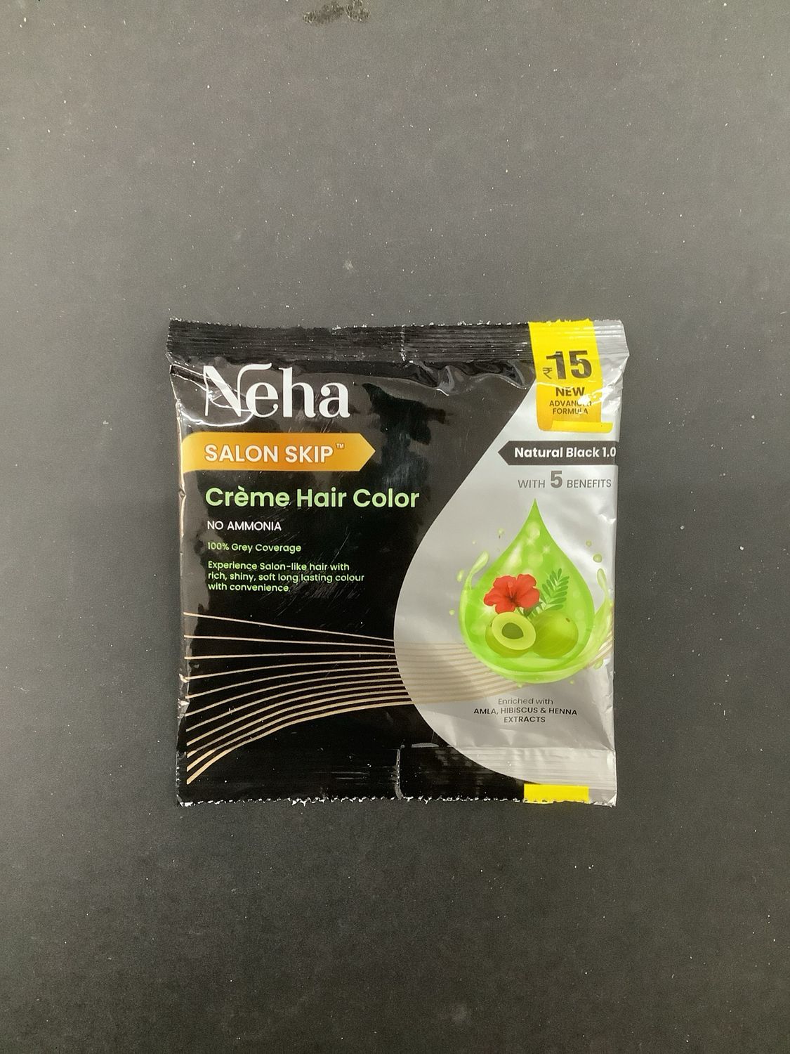 Neha Herbals Color Creme Natural black 30ml
