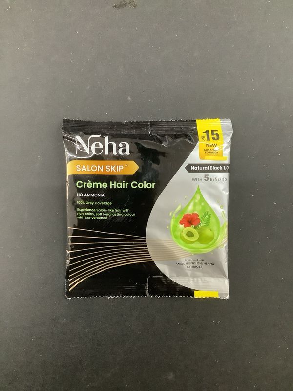 Neha Herbals Color Creme Natural black 30ml Neha Herbals Color Creme Natural black 30ml