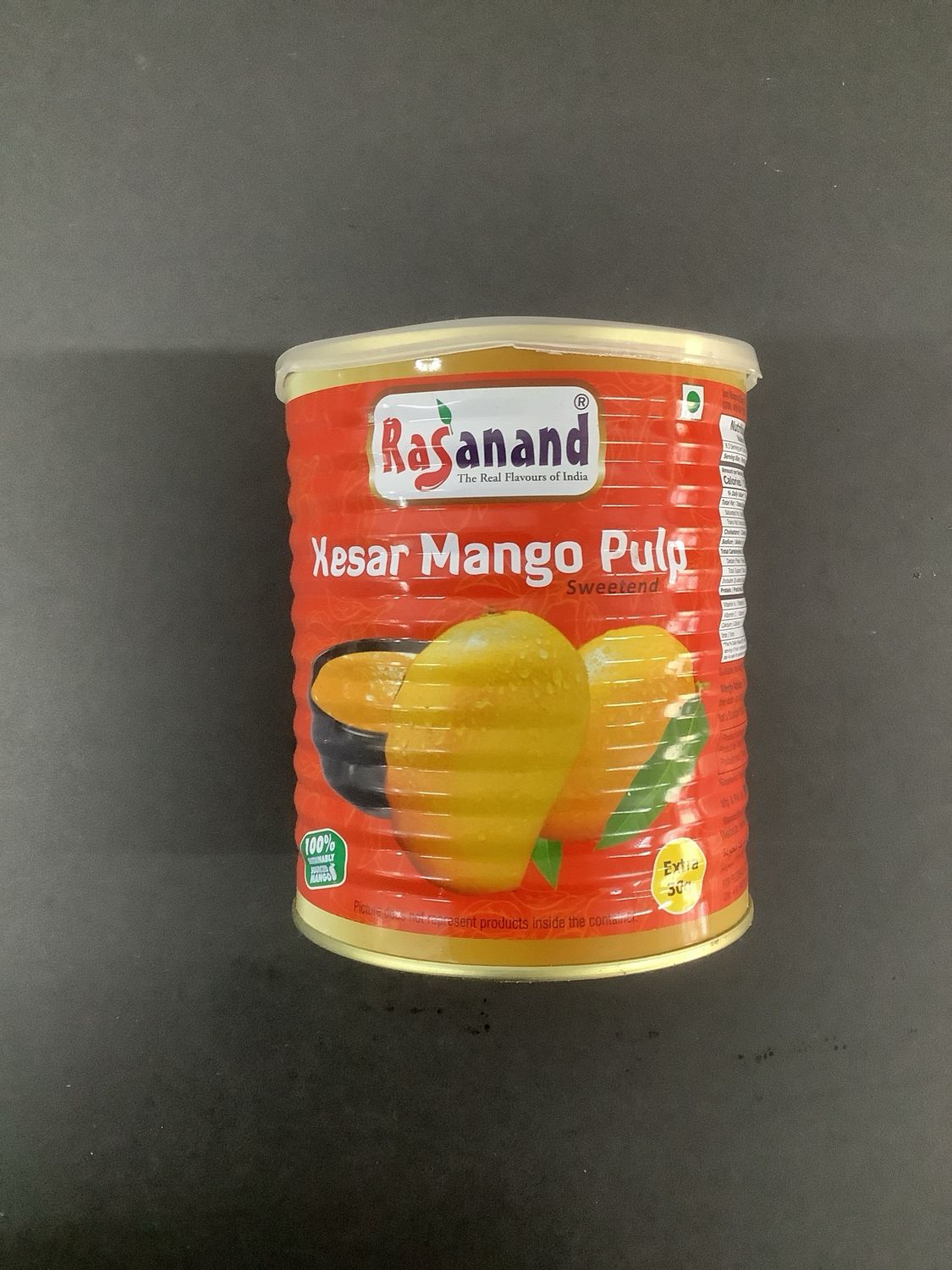 Rasanand kesar mango pulp 850g