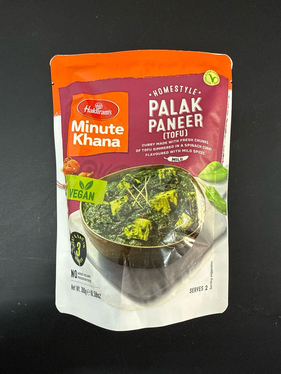 Haldirams Minute Khana Palak Paneer 300g