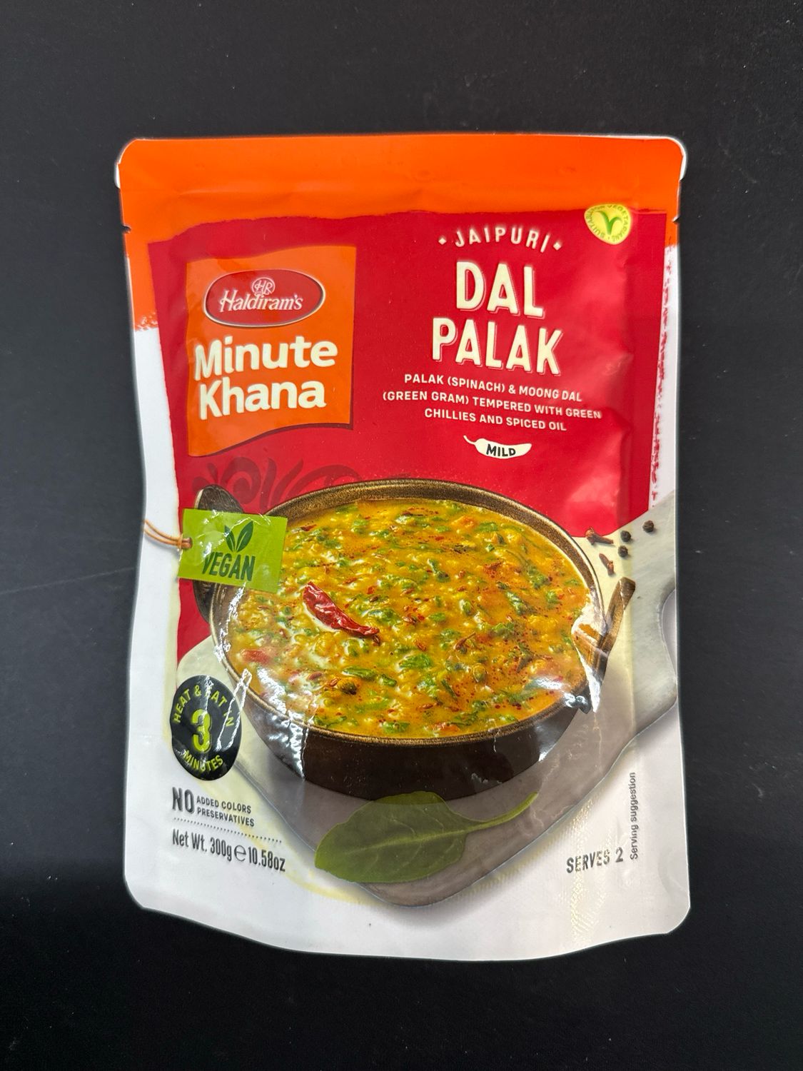 Haldirams Minute Khana Dal Palak 300g