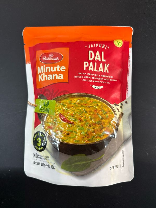 Haldirams Minute Khana Dal Palak 300g