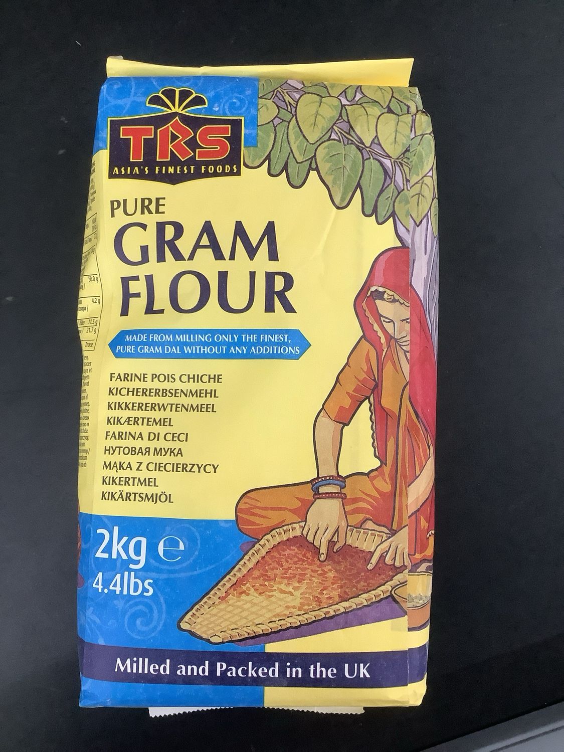 TRS Pure Gram Flour - Besan Flour 2kg