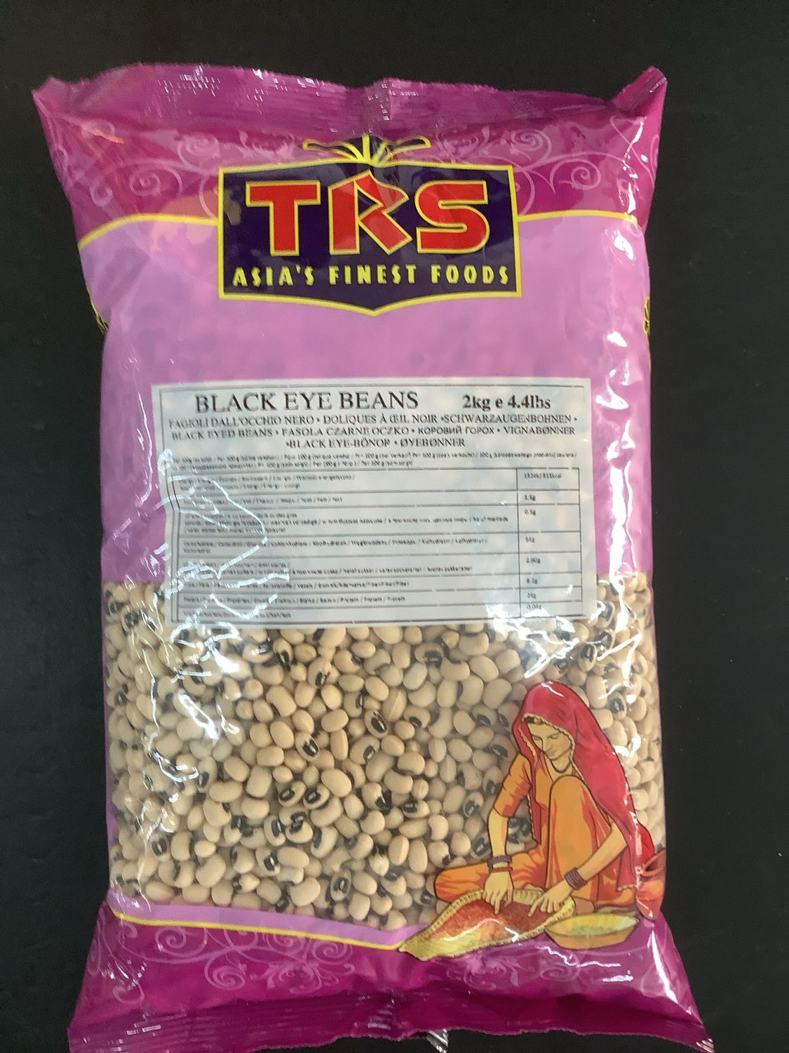 TRS Black Eye Beans 2kg