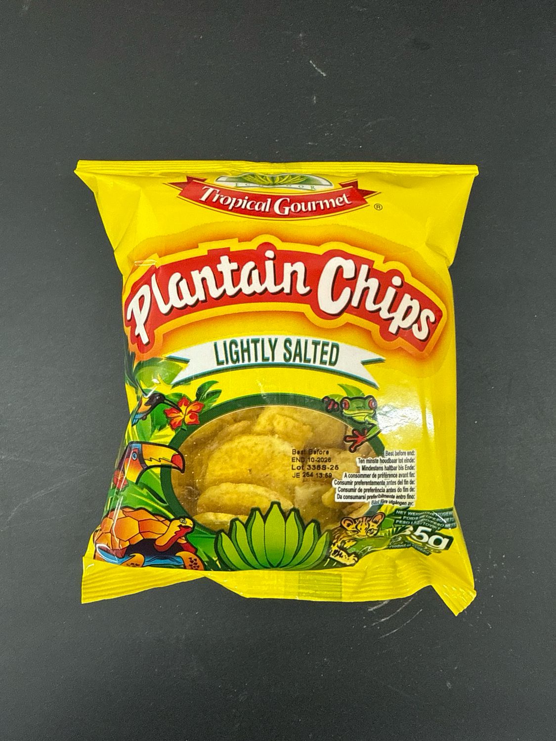 Tropical Gourmet Plantain Chips Lightly Salted 85g