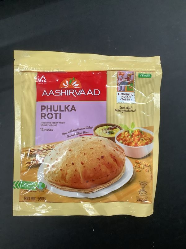 Aashirvaad Phulka Roti 12p 360g