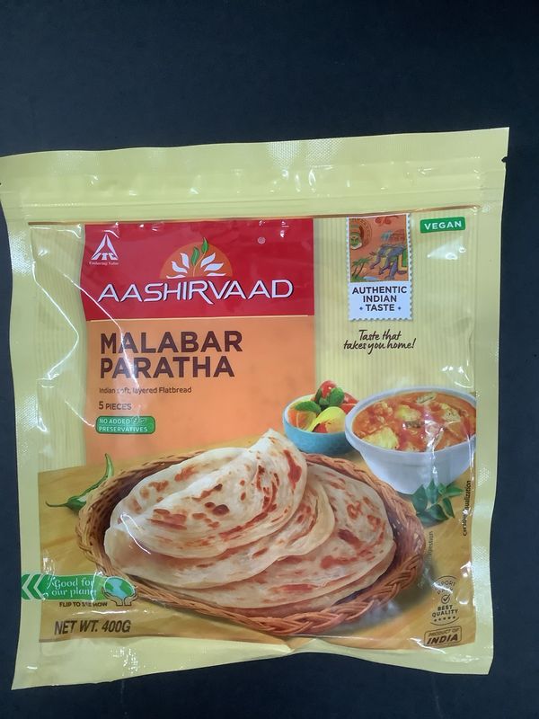 Aashirvaad Malabar Paratha 5 Pieces 400g