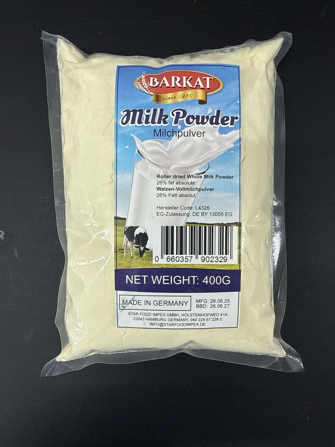 Barkat Milk Powder 400g