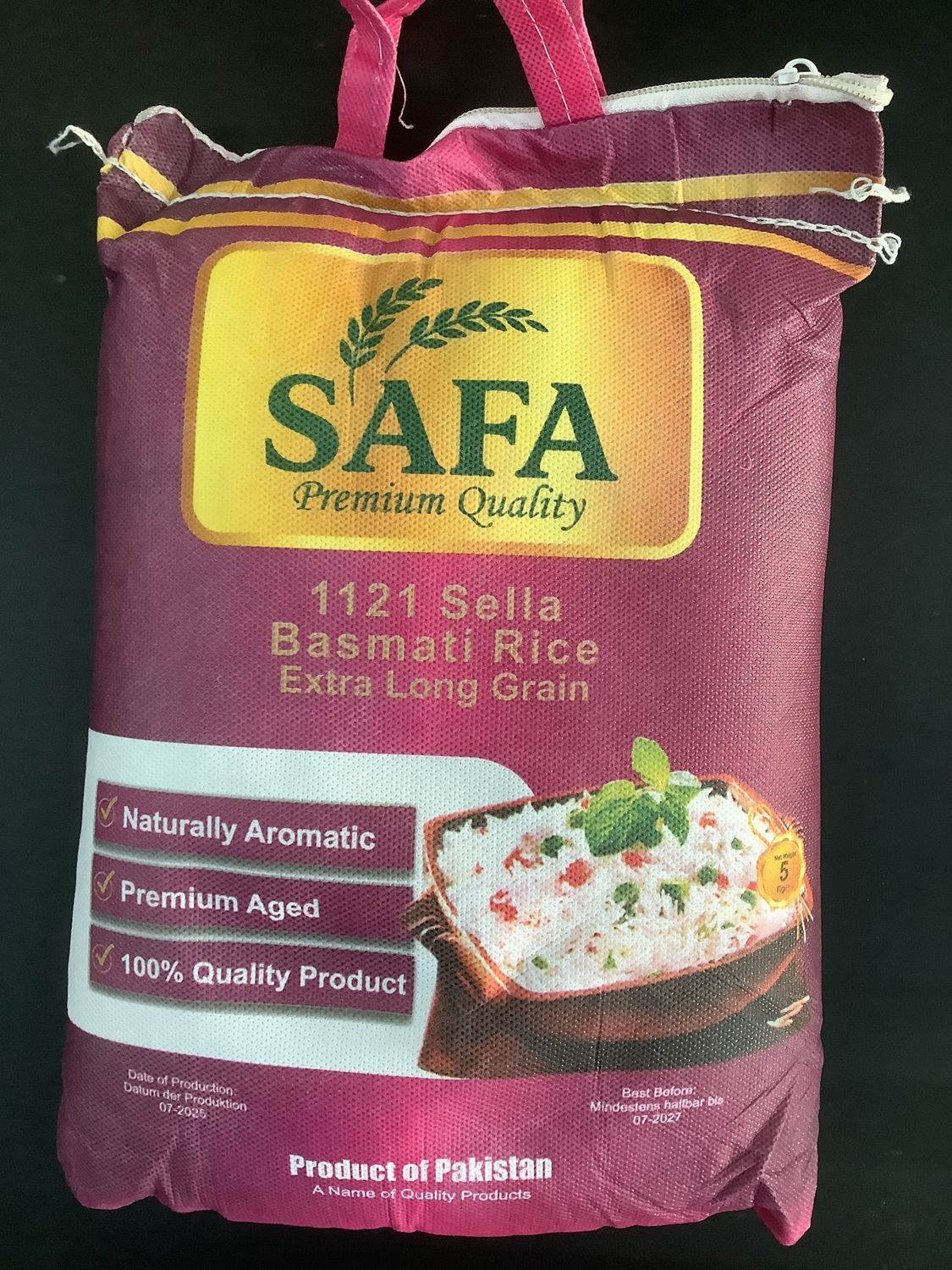 SAFA- 1121 Sella Basmati Rice Extra Long Grain 5kg