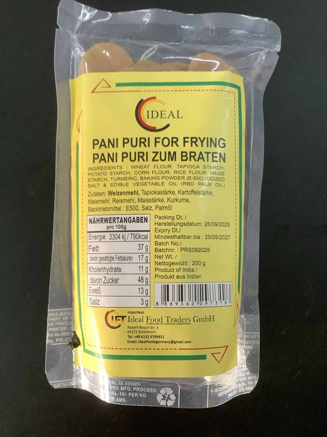 Ideal Pani Puri (Gol Gappa) 200g