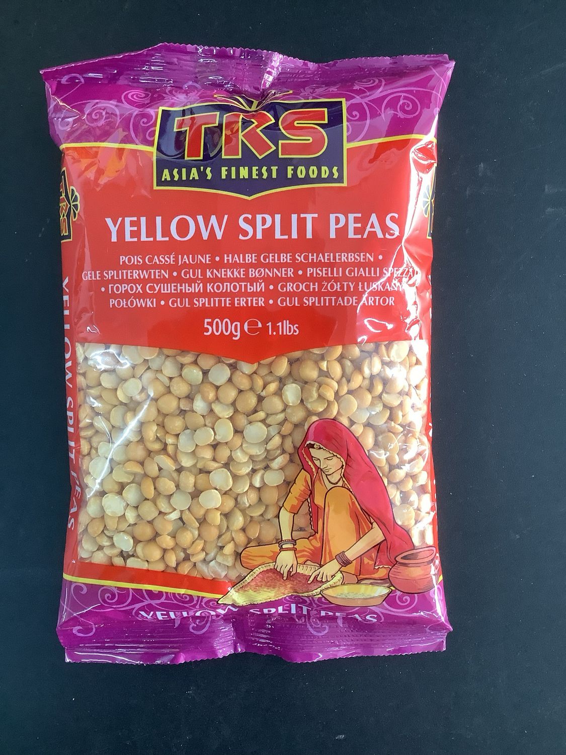 Trs yellow Split peas 500g