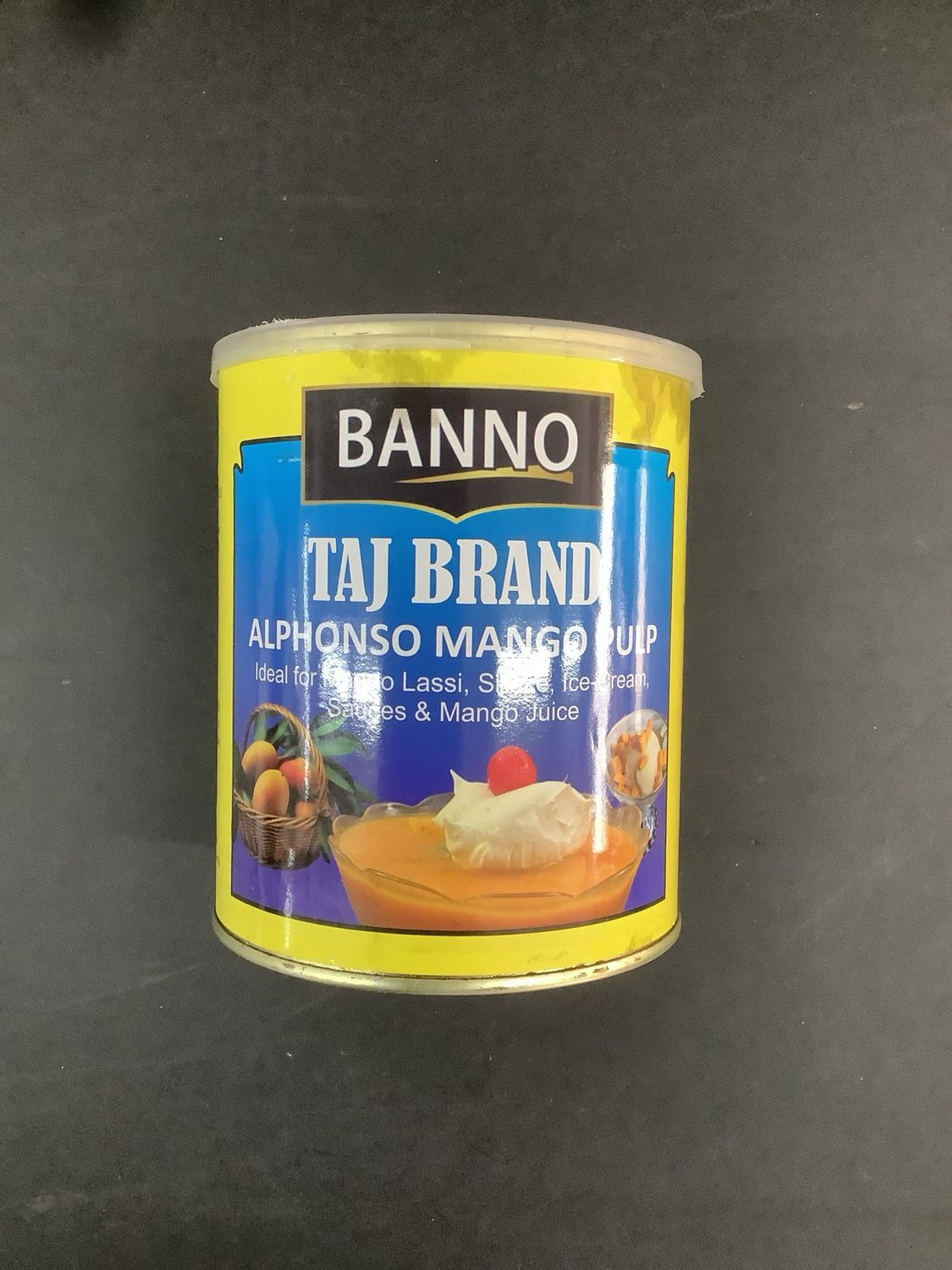 BANNO Taj Brand alphonso mango pulp 850g