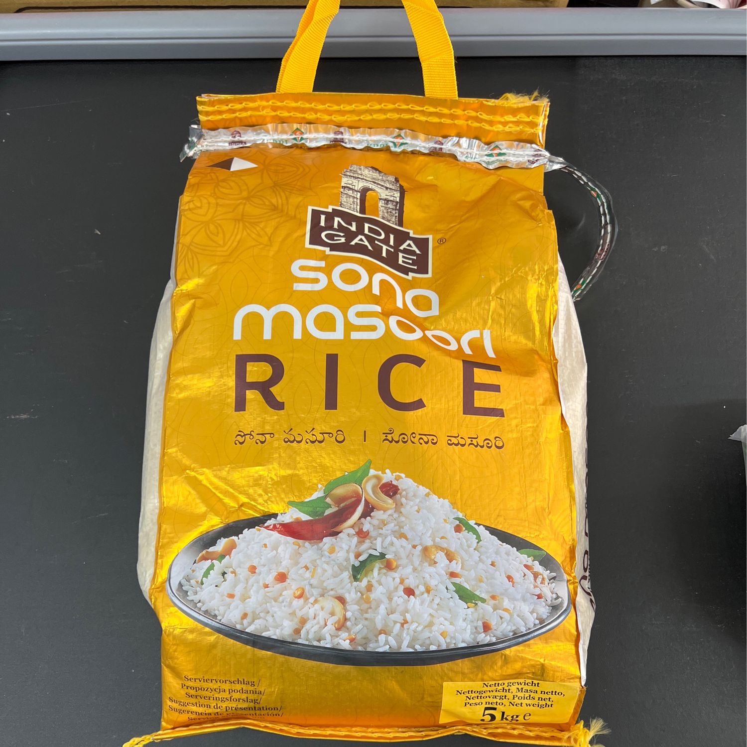 India gate sona Masoori Rice 10kg