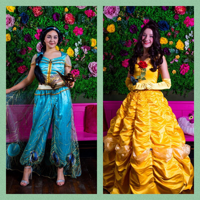 Princess  Afternoon Tea  With Princess Belle & Jasmine Tues 22nd February At 2:30 £10 Deposit 