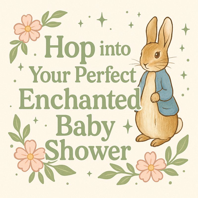 Enchanted Baby Shower Afternoon Tea Party Peter Rabbit Themed