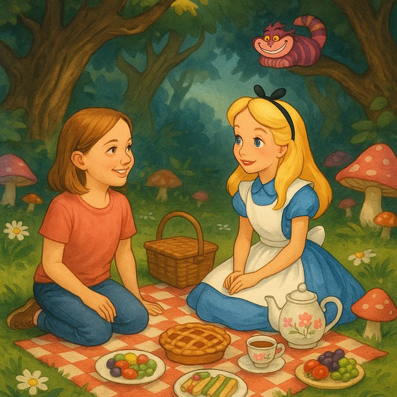 Picnic In Wonderland With Alice